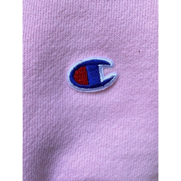Vintage Champion Women's Reverse Weave Baby Pink Crew sweatshirt Size M - Picture 3 of 7